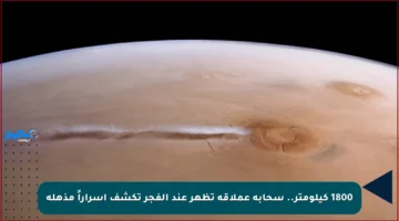 1800 كيلومتر.. سحابة عملاقة تظهر عند الفجر تكشف أسراراً مذهلة